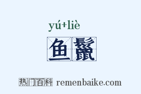 鱼鬣是什么意思的图片